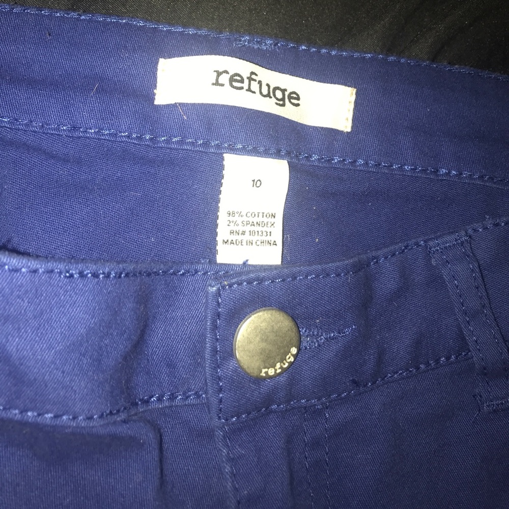 Solid Blue Jeans